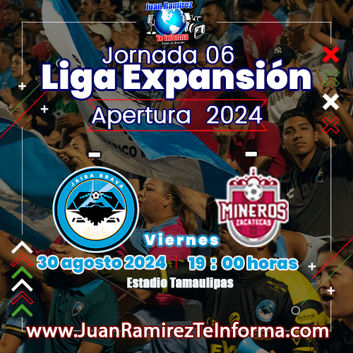 jaiba brava Mineros de Zacatecas jornada 06 liga expansion 2024